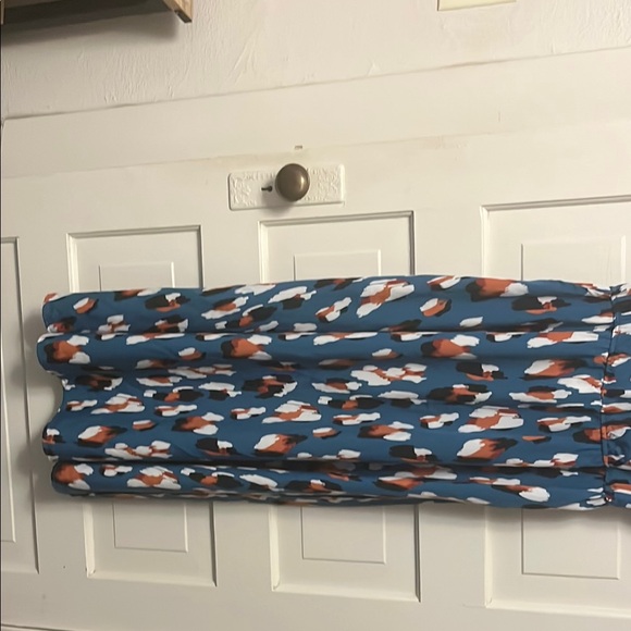 Blue Patterned Dress - Picture 3 of 6